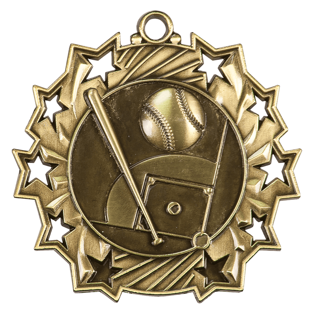 Baseball/Softball Ten Star Medal